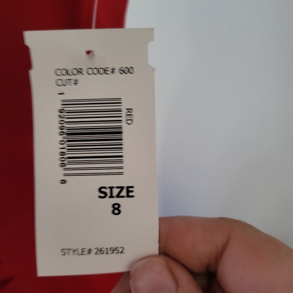 NWT - Neiman Marcus Chic Red Dress - Picture 2 of 10